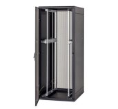 Stojanový rack 19” 42U (š)800x(h)1000 rozebíratelný př.i zad.dv.síto černý foto