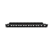 19”patchpanel AMPARO pro 24 keystone SFA/SFB neosazený, 1U foto