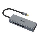 AKASA USB 3.2 Type-C čtečka karet foto