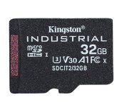 32GB microSDHC Kingston Industrial C10 A1 pSLC bez adaptéru foto
