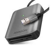 AXAGON CRE-S3, USB-A 3.2 Gen 1 - SUPERSPEED čtečka karet, 3-slot & lun SD/microSD/CF, podpora UHS-II foto