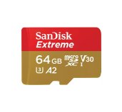 SanDisk Extreme microSDXC 64GB 170MB/s + adaptér foto