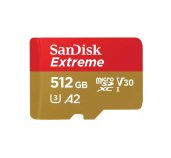 SanDisk Extreme microSDXC 512GB 190MB/s + adaptér foto