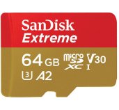 SanDisk Extreme microSDXC 64GB 170MB/s + adaptér foto