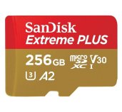 SanDisk Extreme PLUS microSDXC 256GB 200MB/s +ada. foto