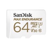 SanDisk MAX ENDURANCE microSDXC 64GB + adaptér foto