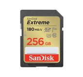 SanDisk Extreme SDXC 256GB 180MB/s V30 UHS-I U3 foto