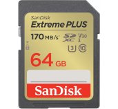 SanDisk Extreme PLUS SDXC 64GB 170MB/s V30 UHS-I foto