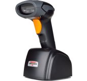 CCD čtečka Virtuos HW-311A, bezdrátová, základna, USB (klávesnice/RS-232 emulace), černá foto