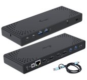i-tec USB 3.0 / USB-C / Thunderbolt Dual Display Docking Station, PD 100W foto