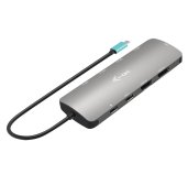 i-tec USB-C Metal Nano 2x HDMI Docking Station, PD 100W foto