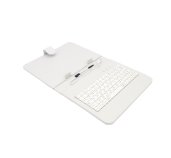 AAIREN AiTab Leather Case 2 with USB Keyboard 8” WHITE (CZ/SK/DE/UK/US.. layout) foto