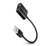 AXAGON ADA-12, USB 2.0 - externí zvuková karta, 48kHz/16-bit stereo, kovová, kabel USB-A 15 cm foto