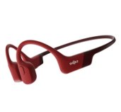 Shokz OpenRun Bluetooth sluchátka před uši, červená foto