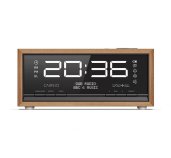 CARNEO C100, rádio DAB+, FM, BT, budík, OLED, wood foto