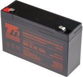Akumulátor T6 Power NP6-12, 6V, 12Ah foto