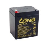 Long 12V 5Ah olověný akumulátor F1 (WP5-12 F1) foto