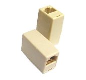 Spojka 2 x RJ45 plast UTP Cat5e foto