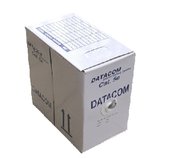 DATACOM UTP Cat5e PVC kabel 305m (drát), šedý foto