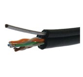 DATACOM UTP drát Cat5e 305m samonosný OUTDOOR blk foto
