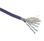 Instalační kab.Solarix CAT6 FTP PVC 500m drát LSOH foto