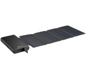 Sandberg Solar 4-Panel Powerbank 25000 mAh, solární nabíječka, černá foto
