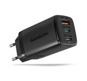 AXAGON ACU-DPQ65, GaN nabíječka do sítě, 3x port (USB + dual USB-C), PD3.0/QC4+/PPS/Apple, 65W foto