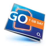 O2 Předplacená karta GO 1GB DAT foto