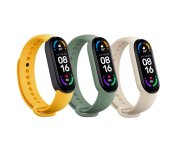 Xiaomi Mi Smart Band 6 Strap(3 pack) Ivory/Olive/Yellow foto