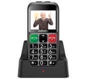 EVOLVEO EasyPhone EB, mobilní telefon pro seniory, stříbrná foto
