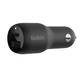 Belkin Duální nabíječka do auta s PPS 37W (25W USB-C, 12W USB-A),černá foto