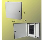 Nástěnný opt. rozvaděč 24x ST vč. kazet, uzamyk. foto