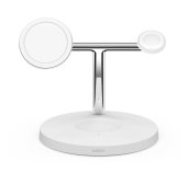 Belkin bezdrátový nabíjecí stojan 3v1 s Magsafe, bílý foto