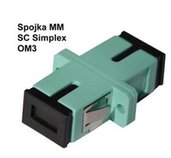 Optická spojka SC/PC multi mode 50/125 simplex OM3 foto