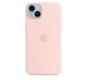 iPhone 14+ Silicone Case with MS - Chalk Pink foto