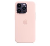 iPhone 14 Pro Silicone Case with MS - Chalk Pink foto