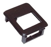 Rámeček pro keystone do modulár.patch panelu černý foto