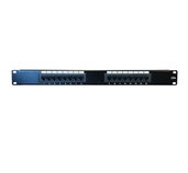 Patch panel 16p.,UTP, Cat5e,1U,19”, LSA Krone foto