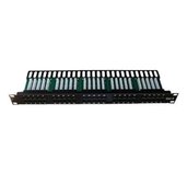 Patch panel ISDN 50p.1U Integrovaný  BLACK, 19” foto