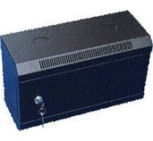 10” rack jednodílný 4U/140 DATACOM černý plech.dv. foto