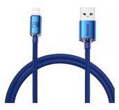 Baseus CAJY000003 Crystal Shine Series Datový Kabel USB - Lightning 20W 1,2m Blue foto