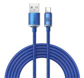 Baseus CAJY000503 Crystal Shine Series Datový Kabel USB - USB-C 100W 2m Blue foto