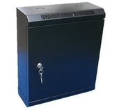 10” rack jednodílný 9U/140 DATACOM černý plech.dv. foto