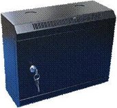 10” rack jednodílný 6U/140 DATACOM černý plech.dv. foto