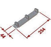 10” vyvazovací panel černý 1U 3x plast foto