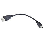 Kabel USB AF/mini BM,OTG,15cm pro tab. a tel. foto
