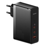 Baseus CCGP100201 GaN5 Pro Fast Nabíječka USB + 2xUSB-C 140W Black foto