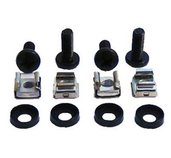 Montážní sada M6 (4ks / bal.) black -  16 mm foto