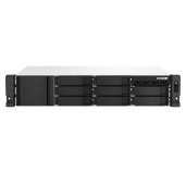 QNAP TS-864eU-RP-8G (4core 2,9GHz, 8GB RAM, 8xSATA, 2x2,5GbE, 1xPCIe, 1xHDMI, 2xzdroj, malá hloubka) foto