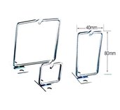 Vyvazovací háček 40x80 D1 kov levý fix,čelní gate foto